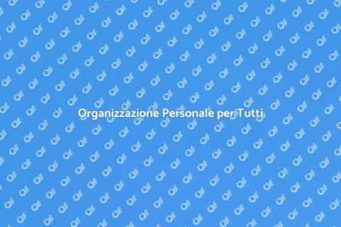 Organizer Personale: Vita Ordinata