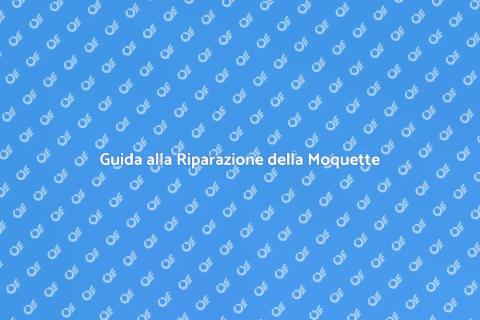 Riparazione Anomalie nella Moquette