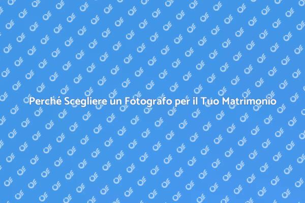 Fotografo Matrimonio: Cattura Ogni Momento