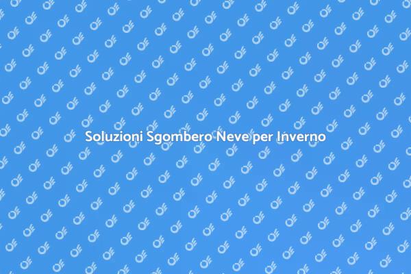 Sgombero Neve: La Soluzione Ideale