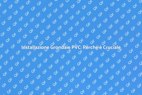 Correggi l'Installazione delle Grondaie