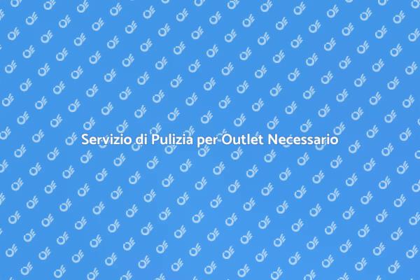 Essenziale Pulizia per Negozi Outlet