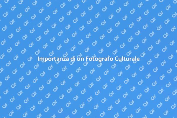 Cattura Momenti nei Tuoi Eventi Culturali