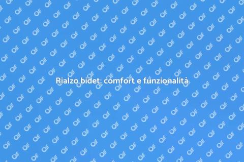 Il miglior rialzo per bidet