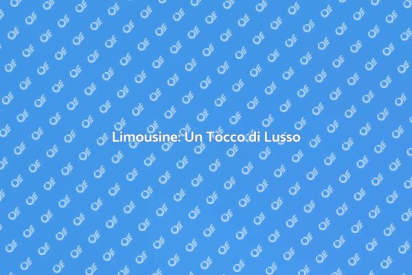Affittare Limousine per Eventi Speciali