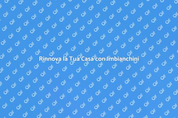 Imbianchini per Interni: Rinnova i Tuoi Spazi