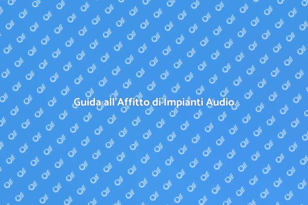 Scegli l'Impianto Audio Perfetto