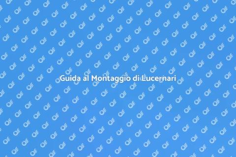Montare Lucernario con Anticondensa