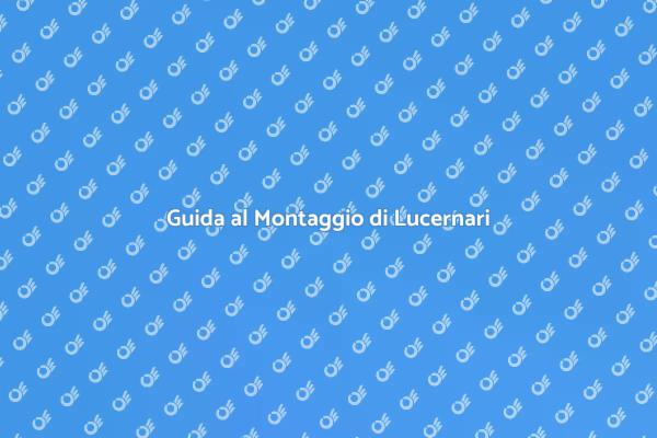 Montaggio Lucernario Anticondensa