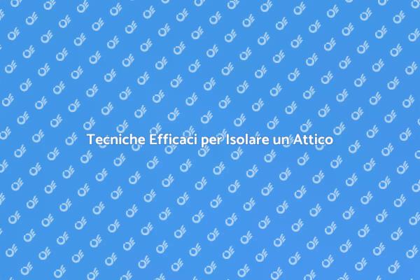 Migliora il Comfort con l'Isolamento