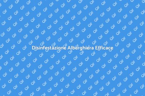 Disinfestazione negli Alberghi