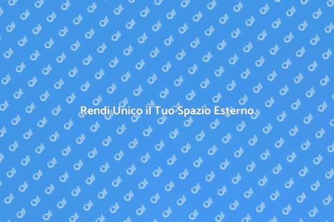 Decorazione Esterna per Spazi Unici