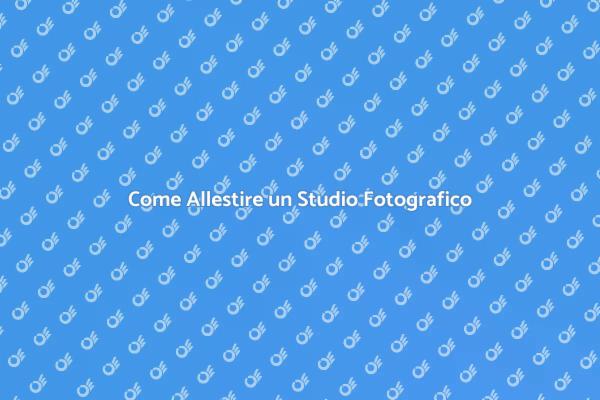 Creare il Tuo Studio Fotografico Ideale