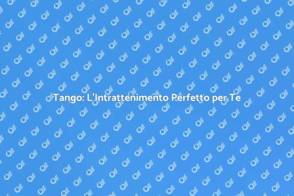 Il Tango: Magia per il Tuo Matrimonio
