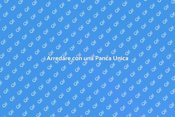 Design di Panca: Funzionalità e Stile