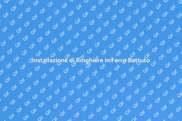 Sicurezza e Design: Ringhiere in Ferro