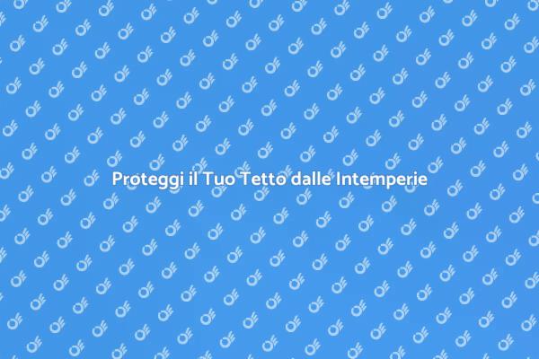 Protezione Efficace per il Tuo Tetto