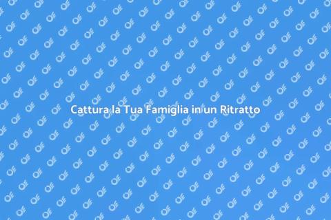 Ritratto di Famiglia: Cattura Momenti