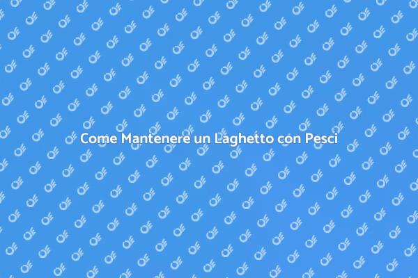 Manutenzione Perfetta per il Tuo Laghetto