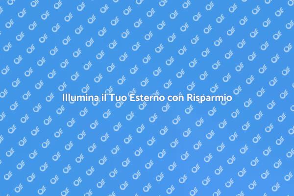 Illuminazione Efficiente per Esterni