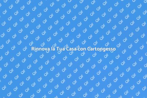 Illuminazione con Cartongesso Innovativa