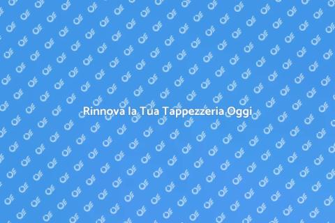 Riporta a Nuovo la Tappezzeria