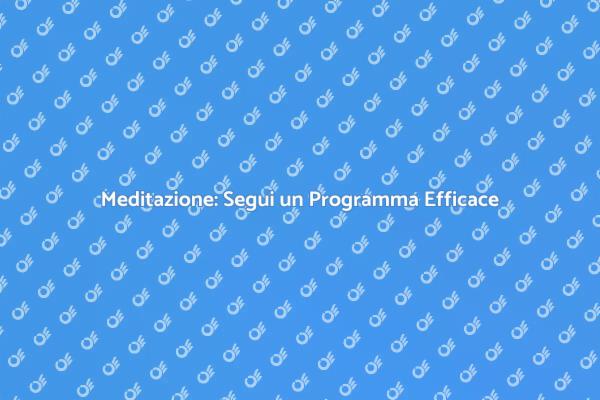 Potere della Meditazione con Esperti