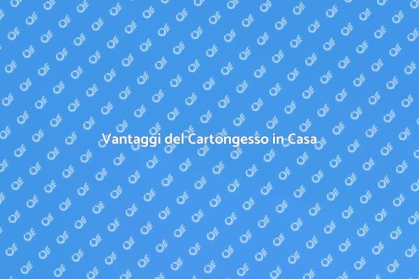 Cartongesso: Estetica e Funzionalità