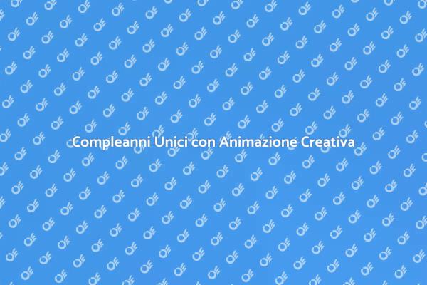 Festeggia con Animazione Coinvolgente