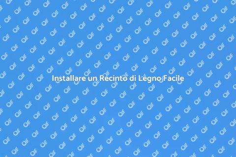Montare Recinto di Legno: Guida Pratica