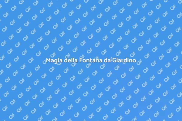 Fontana in Resina: Il Tocco Perfetto