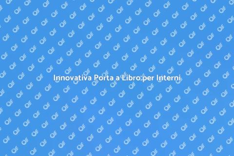 Porta a Libro da Interno: Eleganza e Spazio