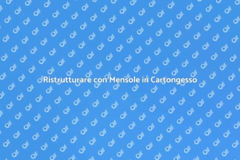 Mensole in Cartongesso per il Tuo Spazio