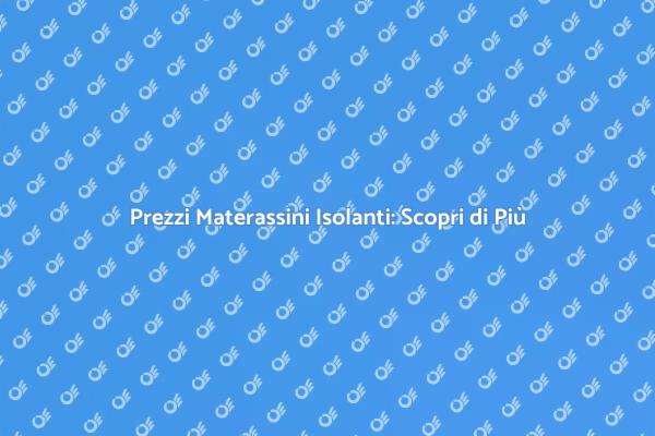 I Vantaggi dei Materassini Isolanti