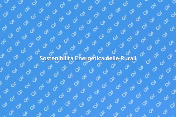 Sostenibilità con l'Energia Solare