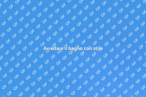 Mobile bagno con top in porcellana