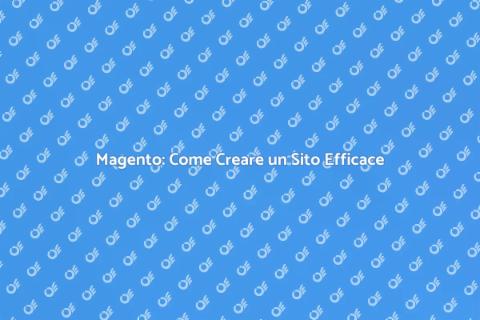 Sito Web di Successo con Magento