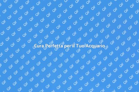 Manutenzione Grande Acquario: Guida