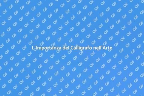 Calligrafo per Evento Artistico
