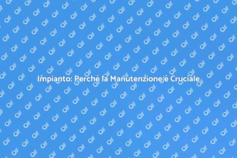 Manutenzione Periodica Impianto Essenziale