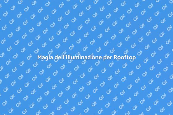 Illumina il Tuo Rooftop Bar con Stile