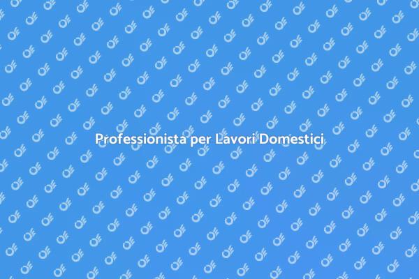 Un Aiuto per I Tuoi Lavori Domestici