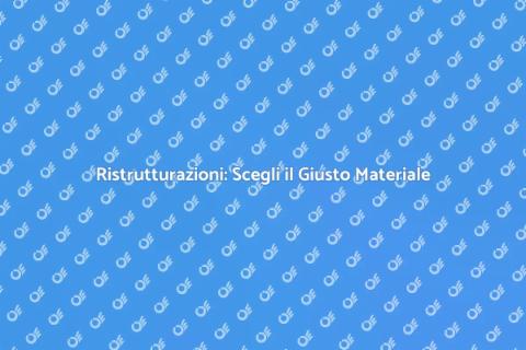 Materiale Murario per Ristrutturazioni