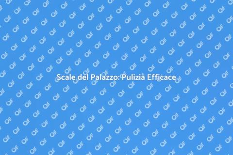 Pulizia Profonda Scale del Palazzo