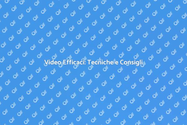 L'Arte di Creare Video Coinvolgenti