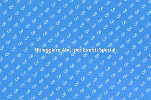 Affittare un Abito da Cerimonia
