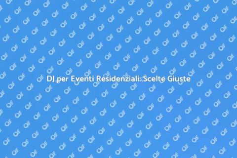 Noleggiare un DJ per il tuo evento