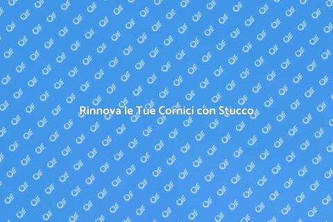 Stucco per Cornici Danneggiate