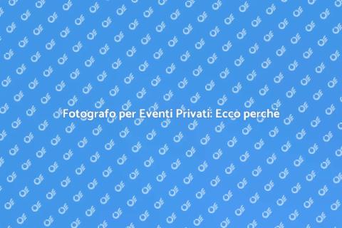 Assumere un Fotografo per Eventi