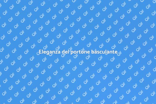 Illumina la tua casa con un portone basculante